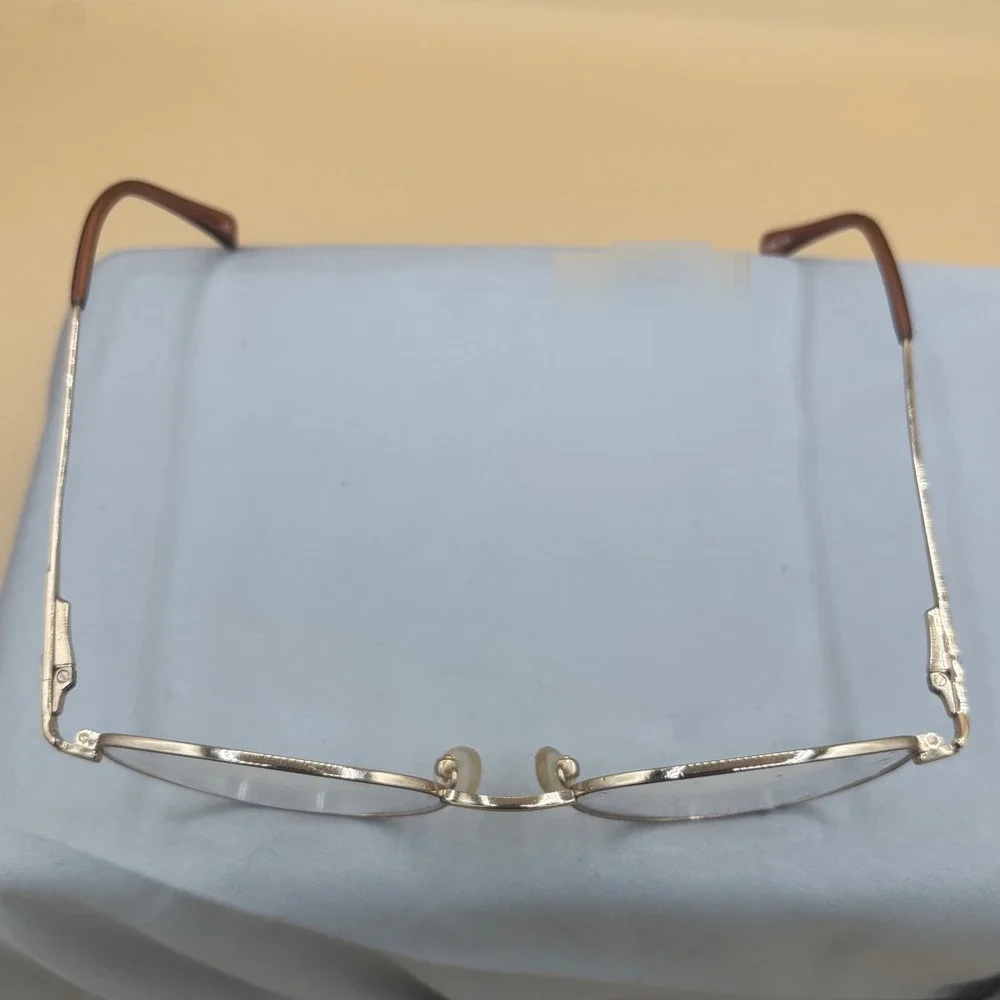 Joan Collins Eyeglasses Frames Womens 52-18-140 Rose Gold Titanium NWOT Glam